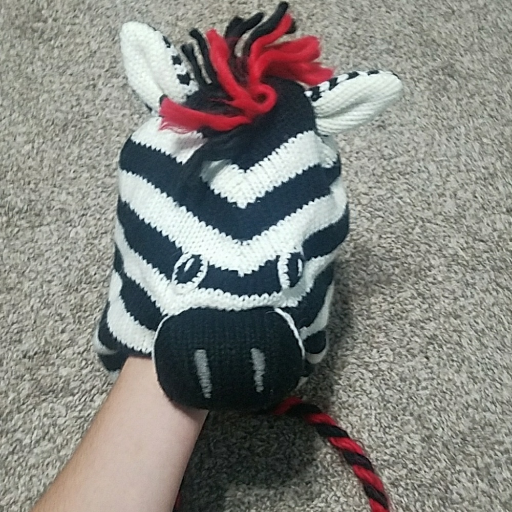 Cute zebra animal hat